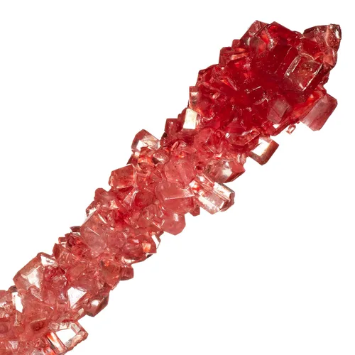 Miniatura 5 de Gold and Red Rock Candy Palitos de azúcar – 12 caramelos dorados y rojos envueltos individualmente – Sabor original de azúcar y fresa