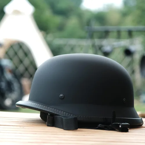 Miniatura 4 de Gorra alemana novedosa con diseño de calavera gorra básica plana negra alemana con correa ajustable para la barbilla