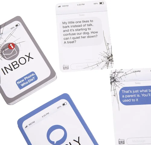 Miniatura 5 de New Phone, Who Dis? Paquete de expansión de malos consejos NSFW de Relatable, añadir al juego central de New Phone, Who Dis?, incluye 45 tarjetas