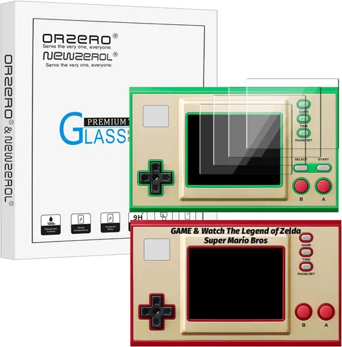 Miniatura 7 de Orzero Paquete de 3 protectores de pantalla de vidrio templado compatible con consola de juegos portátil GKD Pixel 2, 9 dureza, alta definición