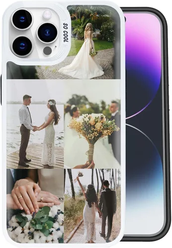 Miniatura 12 de Funda personalizada para iPhone 17, 16, 15, 14, 13, 12, 11 Pro/Max/Plus/XR, fundas personalizadas, diseña tu propia funda perfecta para fotos, 3