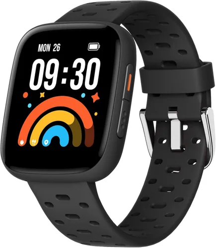 Reloj para niños BIGGERFIVE sin necesidad de teléfono, reloj inteligente de fitness de 1.8" Amoled con podómetro, frecuencia cardíaca, rastreador de