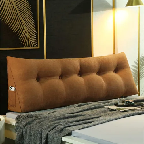 Miniatura 13 de Almohada grande triangular para cabecero con cuña y respaldo de posicionamiento, almohada de lectura, soporte de espalda, cojín lumbar para sofá