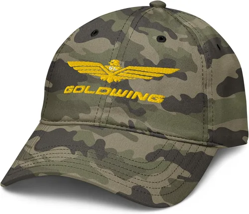 Miniatura 8 de Honda Gorro de béisbol ajustable con logotipo de Goldwing, Azul marino