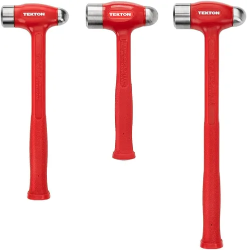 TEKTON Juego de Martillos Ball Peen de Golpe Seco, 3 Piezas (36, 43, 50 oz.) | HDB95002 | Fabricado en EE.UU