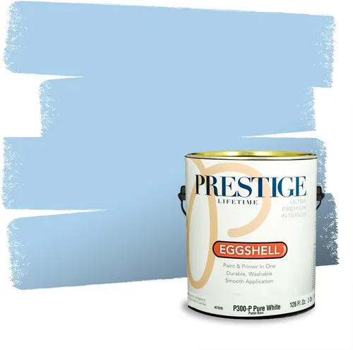 Miniatura 233 de Pintura Exterior + imprimación PRESTIGE, todo-en-uno, 1 galón, acabado mate, color comparable al Valspar* Royal Gray* VS151-Gris real