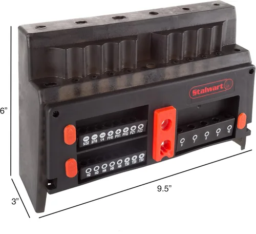 Miniatura 2 de Juego de destornilladores magnéticos de 39 piezas, juego de destornilladores con puntas, destornillador de tuerca eléctrica y soporte de montaje