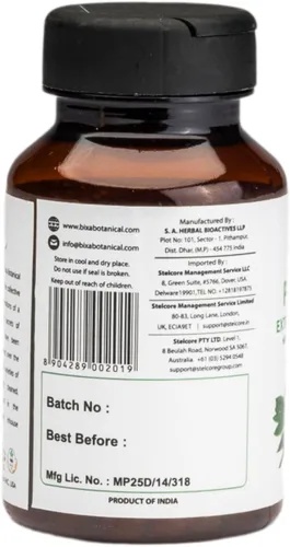 Miniatura 3 de bixa BOTANICAL Extracto de hoja de papaya puro de calidad premium (Carica Pappaya) Cápsulas vegetales 60 unidades (450 mg)
