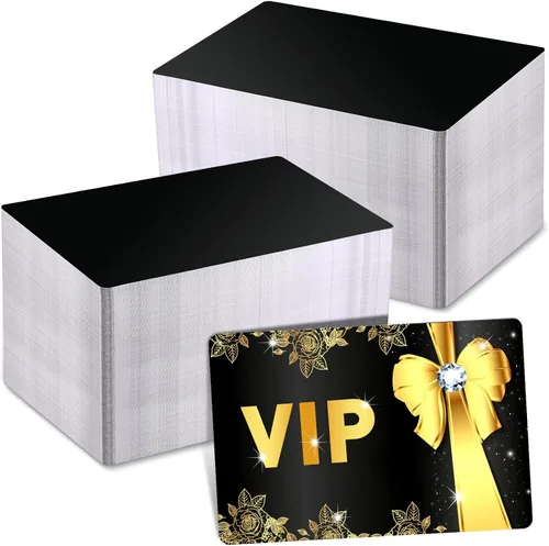 Miniatura 10 de 300 piezas de hojas de aluminio en blanco para grabado en metal multiusos, hojas en blanco para tarjetas de visita de aluminio para grabado CNC
