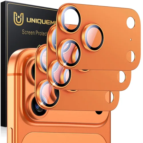 Miniatura 14 de UniqueMe para Paquete de 3 Protectores de Lente de Cámara para iPhone 15 Pro/iPhone 15 Pro Max, [Protección contra Caídas] [Compatible con Fundas]
