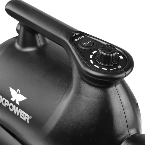 Miniatura 2 de XPOWER A-12 Ventilador profesional para secadora de coche con 2 ajustes de calor y base móvil con ruedas giratorias A-12