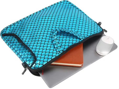 Miniatura 4 de 17.3 pulgadas portátil hombro bolsa de transporte caso manga para 17" 17.3 pulgadas HP DELL (azul)