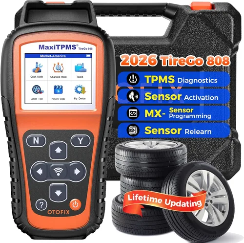 OTOFIX Herramienta de programación TireGO 808 TPMS, actualización 2026 Wi*Fi TPMS herramienta de escaneo Relearn Activar todos los sensores TPMS,