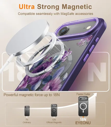Miniatura 438 de Goodon para iPhone 15 Pro Max con protector de pantalla de privacidad, compatible con Magsafe, funda translúcida mate a prueba de golpes - Linda
