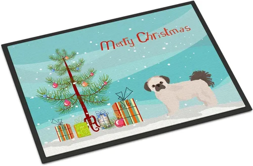 Miniatura 62 de Caroline's Treasures CK3799MAT Akita Shepherd - Tapete de árbol de Navidad de 18 x 27 pulgadas, tapete para puerta delantera, interior y exterior