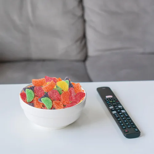 Miniatura 5 de Dulces de Gelatina de Rebanadas de Fruta a Granel, Surtido de Gomitas Suaves y Masticables Recubiertas de Azúcar para Fiestas, Dulces y Golosinas