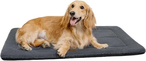 Miniatura 20 de Made4Pets Cojín Cama para Jaula de Perros Medianos y Grandes, Lavable y Reversible, Tapete Antideslizante para Perrera para un Sueño Acogedor, Cama