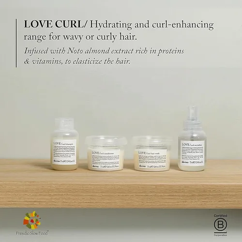 Miniatura 4 de Davines LOVE/Curl Conditioner, Elasticizing & Taming Formula for Wavy or Curly Hair - Protein-Rich Treatment Enhances Volume, Softness & Control