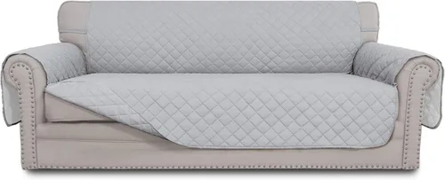 Miniatura 15 de Easy-Going - Funda para sofá, futón y sillón sin reposabrazos, reversible, resistente al agua, para mascotas y niños (azul oscuro/azul claro)