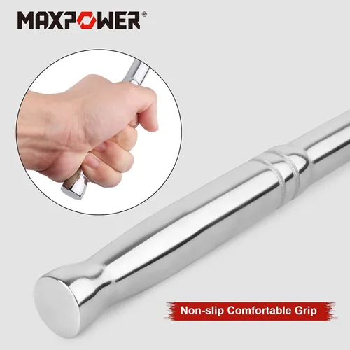 Miniatura 4 de MAXPOWER Barra de disyuntor de 15 pulgadas con mango flexible de 1/2 y 3/8 de transmisión
