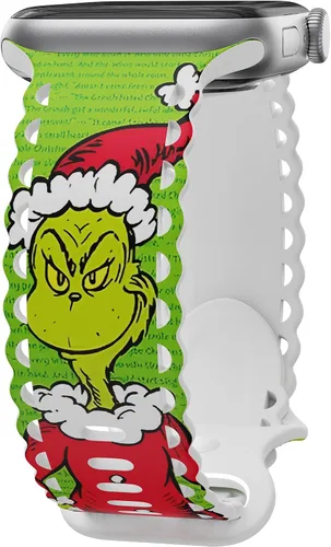 Miniatura 8 de Compatible con Apple Watch de 41mm 40mm 38mm 49mm 45mm 44mm 42mm para mujeres, correas deportivas de encaje huecas de silicona suave con estampado
