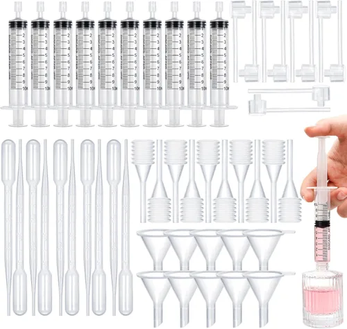 Miniatura 9 de 10 piezas de kit de herramientas de recarga de perfume, herramientas de transferencia de dispensador de perfume de plástico, juego de herramientas