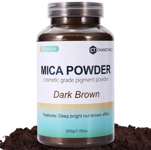Miniatura 13 de CHANGTIKEJI Polvo de Mica ，100 Colores - 10g/Botella de Pigmento Natural para Resina Epóxica，Brillo de Labios，Sombra de Ojos,Ambientadores