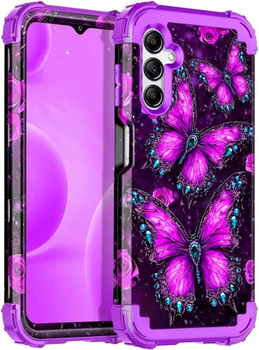 Miniatura 48 de Casetego Funda para Galaxy A16 5G, Tres Capas de Alta Resistencia Robusta a Prueba de Golpes, Protección Completa Rugosa de PC Duro + Parachoques