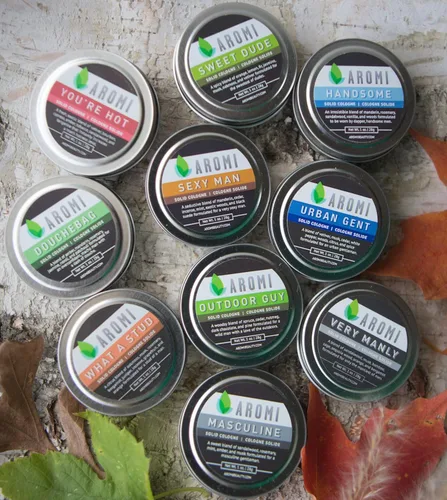 Miniatura 5 de Aromi Alpha Male Colonia sólida Fragancia fresca, afrutada, aroma a piña, gamuza y lavanda, regalo del día del padre, viajes, vegano, libre