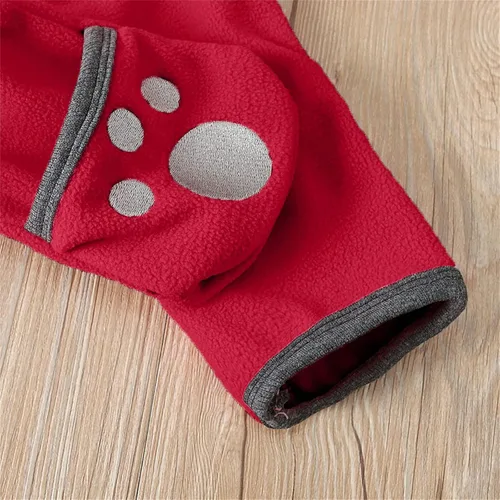 Miniatura 5 de Enterizo de otoño e invierno para bebé, recién nacido, con capucha, forro polar, manga larga, con pies, ropa de abrigo