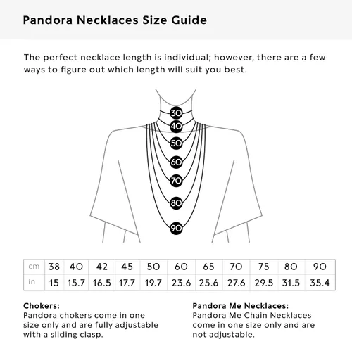 Miniatura 6 de PANDORA Jewelry Moments - Collar de plata de ley con cadena de serpiente, Metal