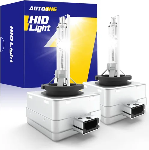 Miniatura 13 de AUTOONE 2024 Bombilla de faro delantero D1S D1R HID mejorada, 300% más luminosidad, 6000K blanco frío 66144 66140 85140 85415 Bombillas Xenon HID