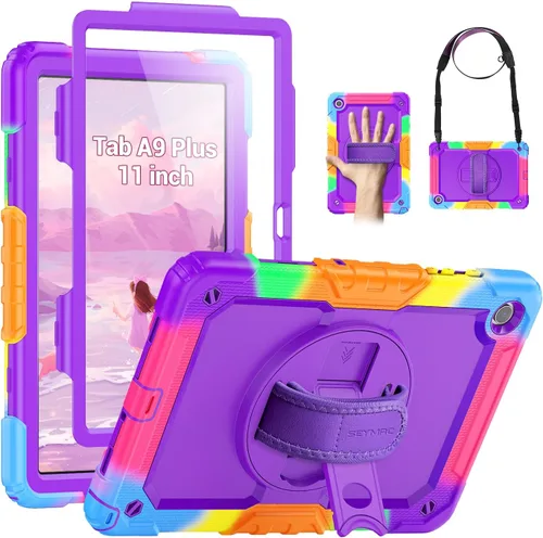 Miniatura 15 de SEYMAC Funda para Samsung Galaxy Tab A9+/ A9 Plus Funda de 11 pulgadas 2023 (SM-X210/X216/X218), de servicio pesado resistente a prueba de golpes