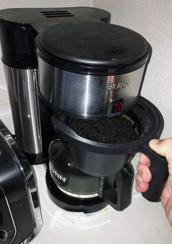 Miniatura 7 de Filtro de café permanente de acero inoxidable NRP 304 hecho para cafetera BUNN 10 tazas y otras cafeteras de filtro de 12-14 tazas Filtro de cesta