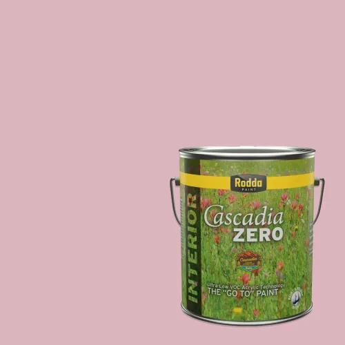 Rodda Paint CASCADIA ZERO - Pintura satinada e imprimación para interiores en uno, 1 galón, Lady Flower Flor de señora