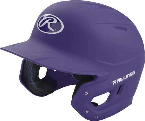 Miniatura 27 de Rawlings Casco de bateo de béisbol MACH Mate Tallas JR y SR Múltiples colores bermellón brillo