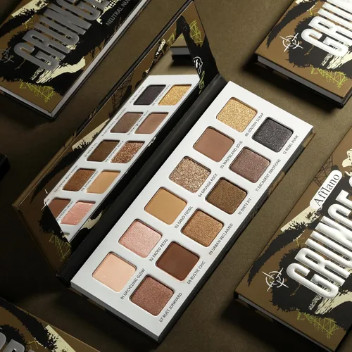 Miniatura 9 de Paleta de Sombras de Ojos Natural Nudes - Marrón Topo Cálido y Marrón Oscuro Mate, Acabado Aterciopelado con Shimmer y Metálico Tamaño Compacto
