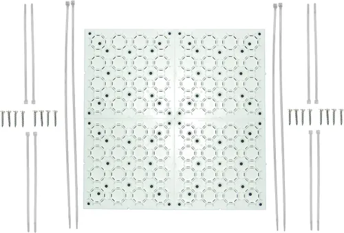 Miniatura 8 de Kit de soporte de montaje universal ajustable con organizador de cables para TV de pantalla plana, gestión de cables debajo del escritorio, cables