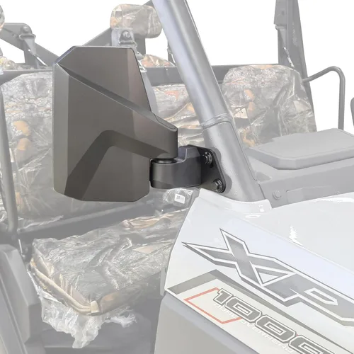 SHEJISI Espejos laterales UTV con pilar A compatibles con Polaris Ranger XP 1000/Ranger Crew XP 1000 2018-2025, su función de resorte permite un