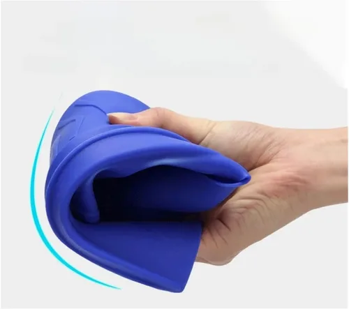 Miniatura 2 de Zapatos de rana de silicona, aletas cortas antideslizantes suaves para entrenamiento de natación, adecuados tanto para hombres como para mujeres