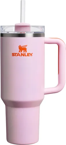 Miniatura 93 de Stanley Quencher H2.0 - Vaso de acero inoxidable con asa, pajilla y tapa FlowState giratoria de 3 posiciones; aislamiento térmico, sin BPA; apto