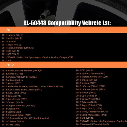 Miniatura 5 de Herramienta de aprendizaje TPMS para sensor de neumáticos GM, EL-50448 herramienta de activación y restablecimiento del sensor automático de presión