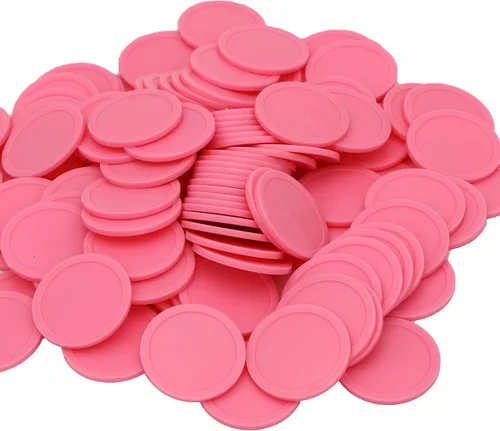 Miniatura 11 de Caja de 120 monedas de conteo para fichas de póquer y monedas de juego (rojo+amarillo, 1.378 in)