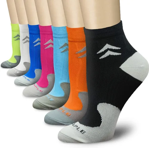 Miniatura 24 de CHARMKING Calcetines de compresión para mujeres y hombres, circulación de 15 a 20 mmHg, lo mejor para atletismo, correr, ciclismo, enfermera, uso