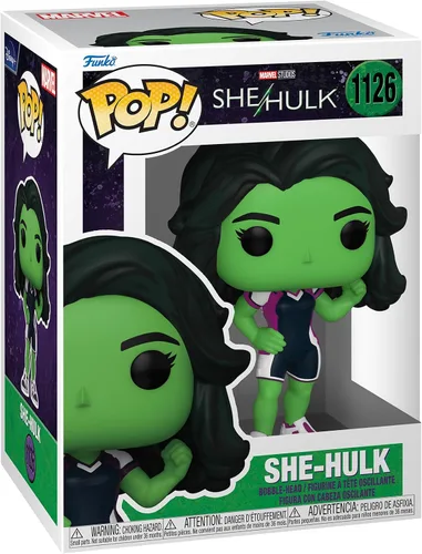 Funko Pop Marvel: She-Hulk - She-Hulk - Figura de vinilo coleccionable - Idea de regalo - Producto oficial - Juguetes para niños y adultos - Fans de