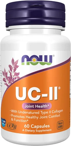 NOW Foods Suplementos, Colágeno UC-II Tipo II con Colágeno Tipo II No Desnaturalizado, 60 Cápsulas Vegetales