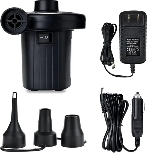 Miniatura 7 de Jasonwell Electric Air Pump Portable Quick-Fill AC DC Inflator Deflator Pump for Air Mattress Inflatables Pool Floats Water Toy Raft Bed Boat Pool