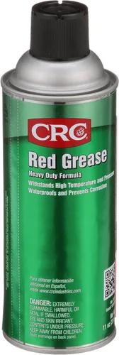 Miniatura 3 de CRC Red Grease 03079 - 11 WT OZ, lubricante en aerosol multiusos, color rojo para una fácil inspección visual