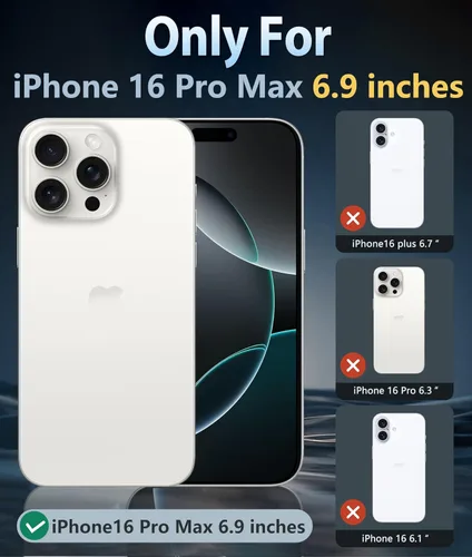 Miniatura 197 de FNTCASE Funda para iPhone 13 Pro-Max: Fundas magnéticas transparentes compatibles con Magsafe Slim anti amarillamiento protección contra caídas