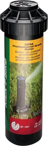 Miniatura 3 de Rain Bird 32SA Rotor de transmisión de engranajes de ajuste simple, patrón de 40 a 360 grados, distancia de rocío de 19 a 32 pies (5.79 a 9.75 m)